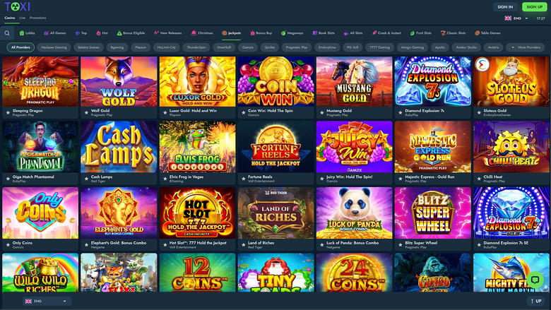 Toxi Casino — Jackpot games