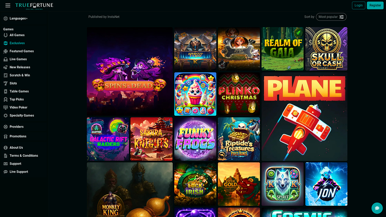 True Fortune Casino — True forune exclusives