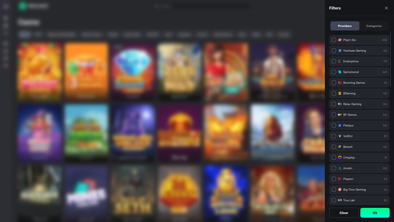 TrueLuck Casino — Games by studio