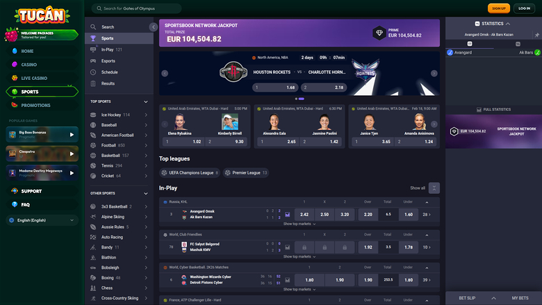 Tucan Casino — Sportsbook