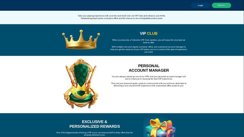 Turbonino Casino — VIP section
