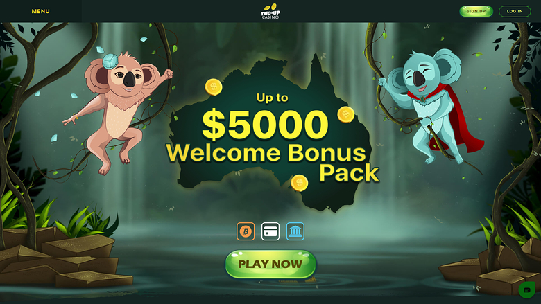 Two Up Casino — Homepage