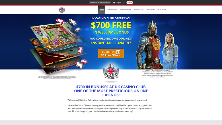 UK Casino Club — Homepage