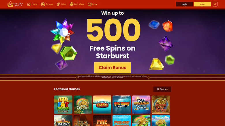 UK Online Slots — Homepage