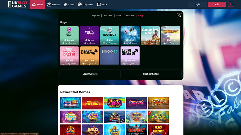 UK Slot Games — Bingo