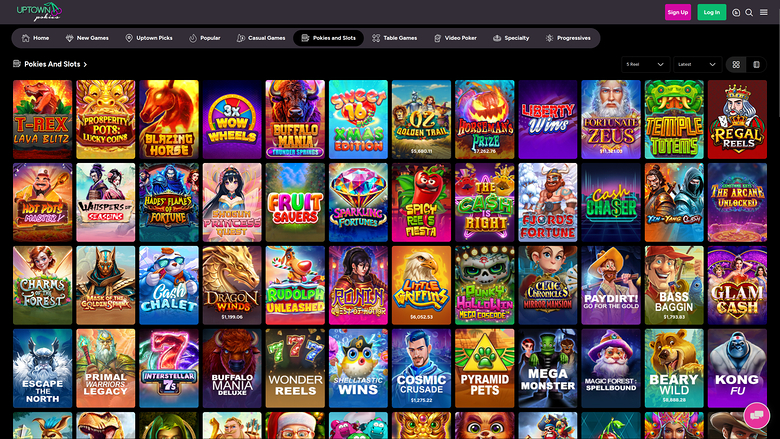 UpTown Pokies Casino — Games lobby