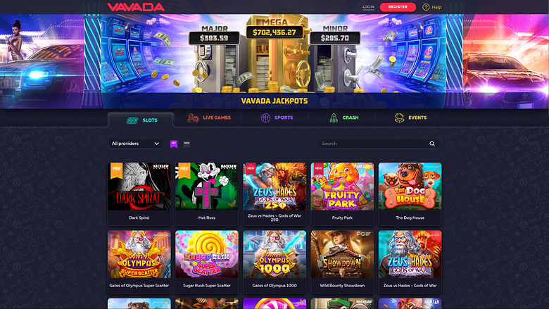 Vavada Casino — Jackpot games