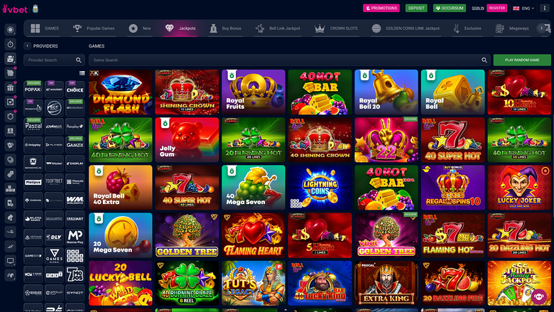 Vbet Casino — Jackpot games