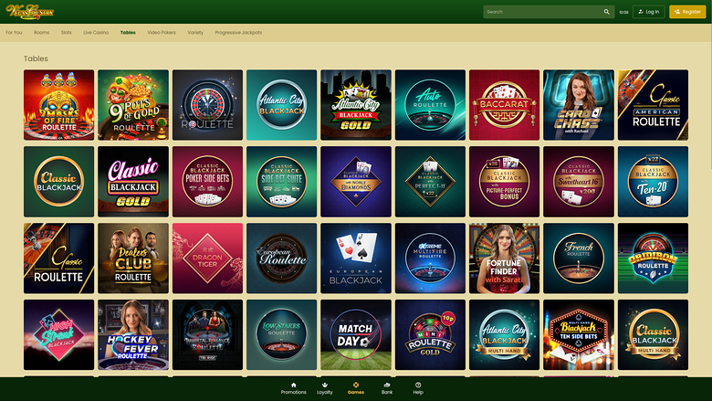 Vegas Country Casino — Games lobby