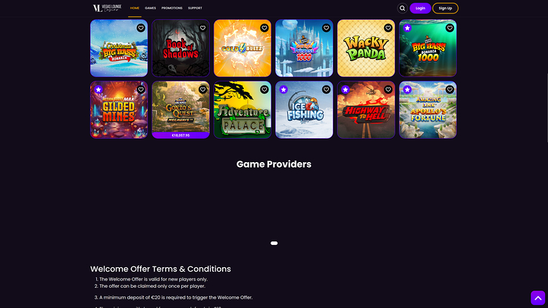 Vegas Lounge Casino — Games by studio