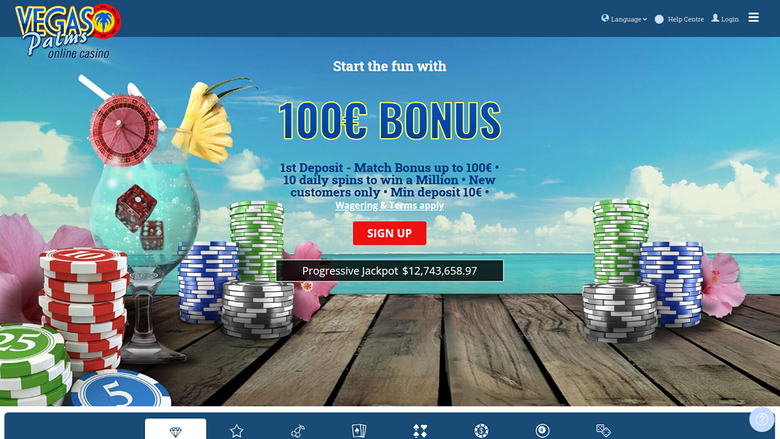 Vegas Palms Casino — Homepage