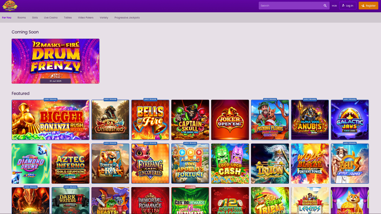 Vegas Slot Casino — Homepage