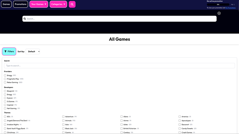 Vegas Wins Casino — Games by studio