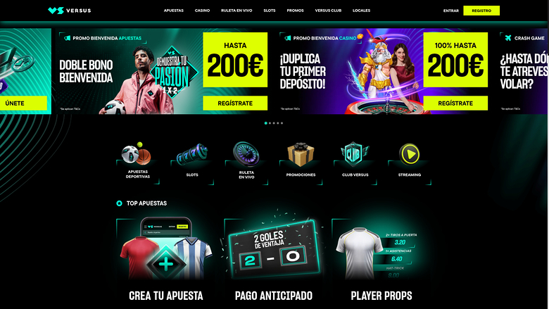 Versus Casino — Homepage