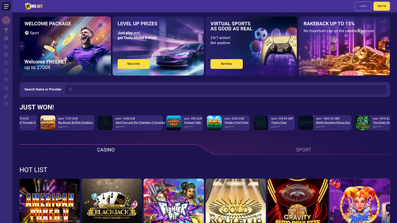 Vibro Casino — Bethp