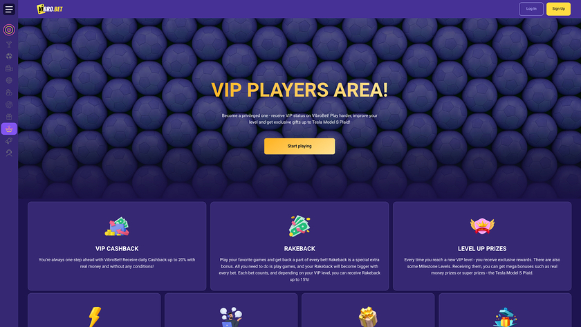 Vibro Casino — VIP section