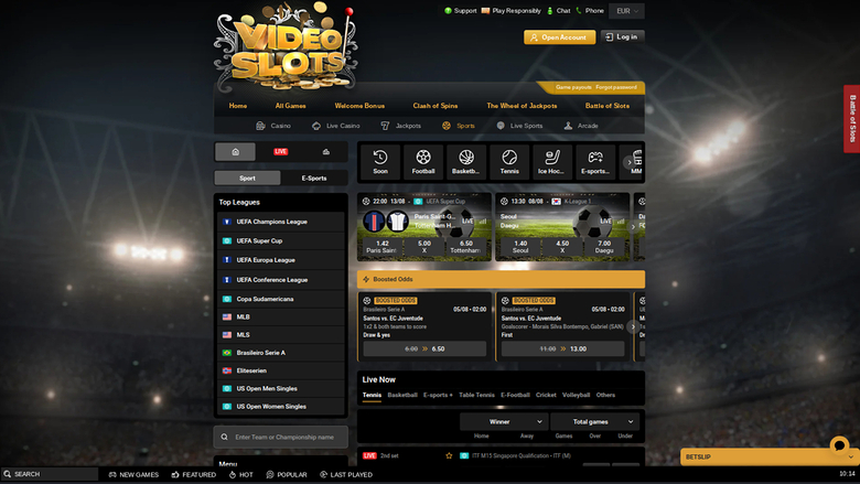 Videoslots Casino — Sportsbook