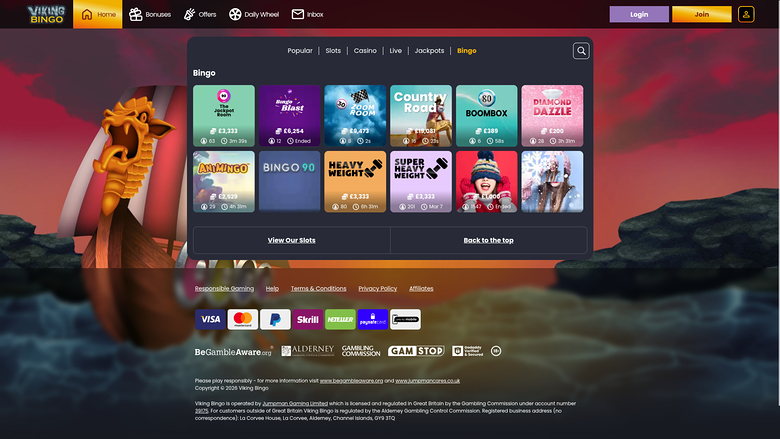Viking Bingo Casino — Games lobby