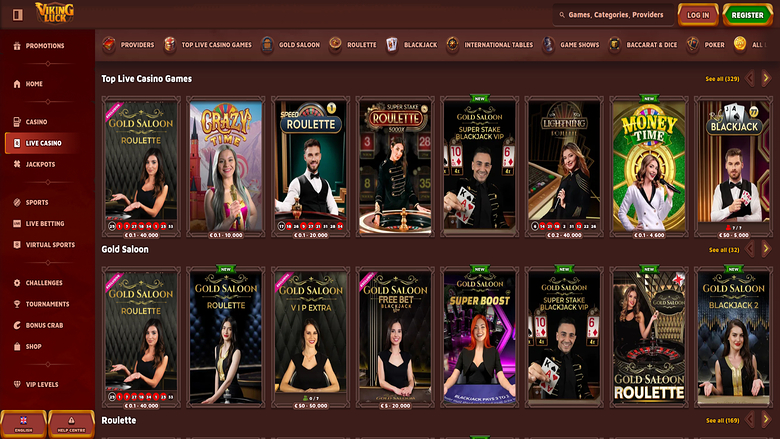 VikingLuck Casino — Livedealer
