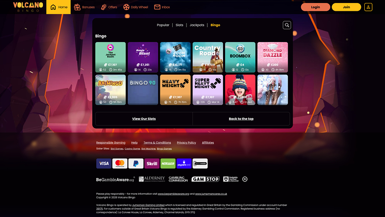 Volcano Bingo Casino — Volcano bingo