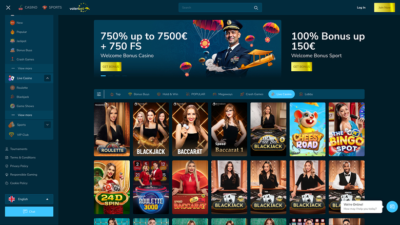 Volerbet Casino — Livedealer