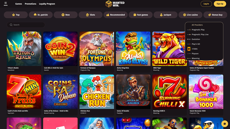 Wanted Win — Games by studio