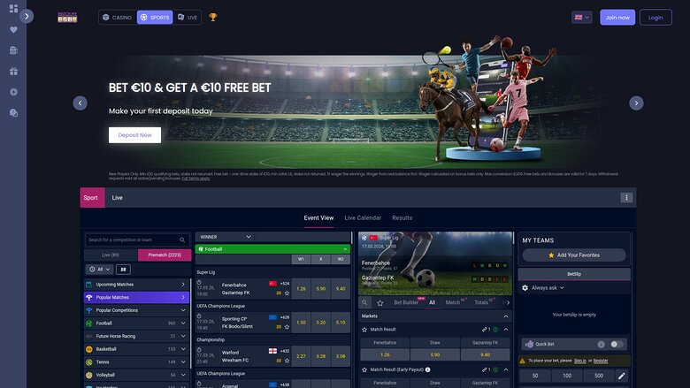 WatchMySpin Casino — Sportsbook