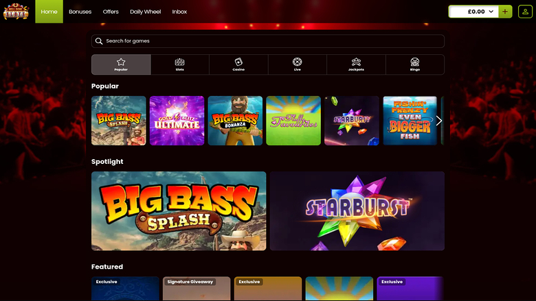 Well Done Slots Casino — Games lobby