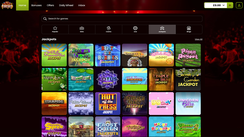 Well Done Slots Casino — Jackpot games