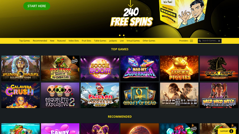 Whamoo Casino — Homepage