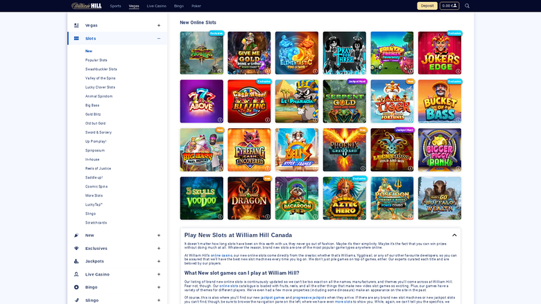 Willbet Casino — Games lobby