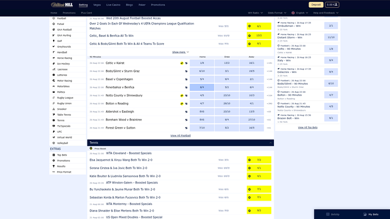 William Hill Casino — Sportsbook