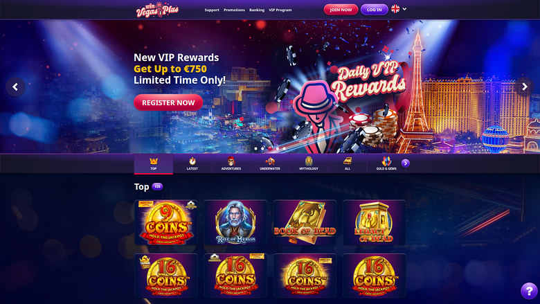Win VegasPlus Casino — Homepage