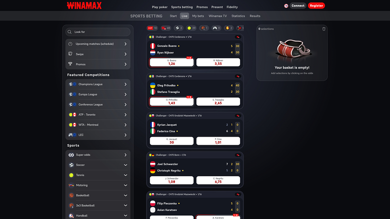 Winamax — Sportsbook