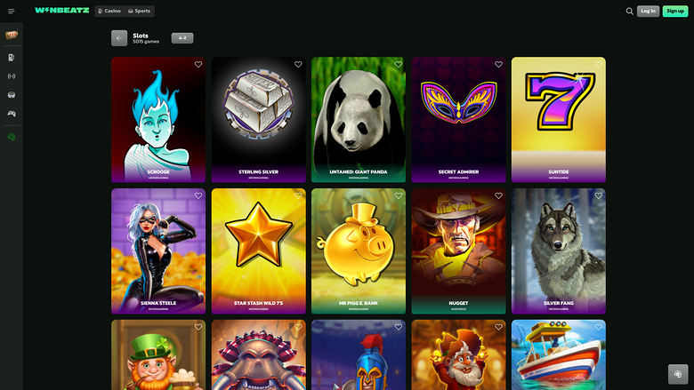 WinBeatz Casino — Games lobby