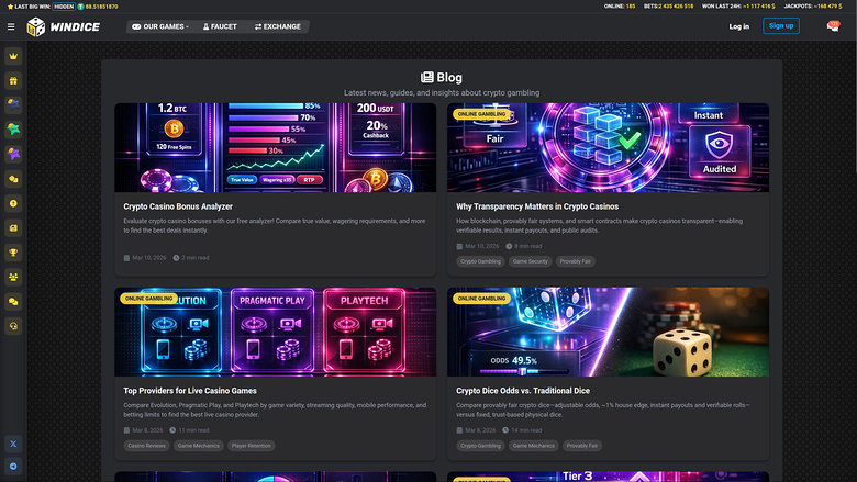 WinDice Casino — Blog