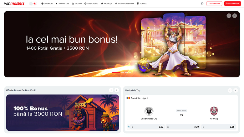 Winmasters Casino — Homepage