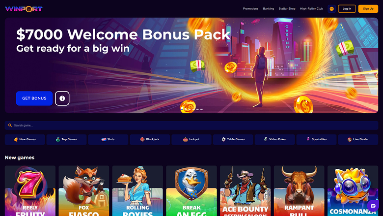 WinPort Casino — Hoempage