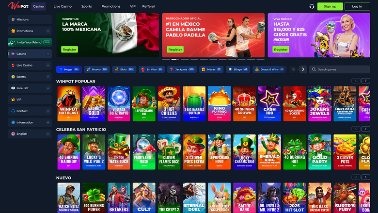 Winpot — Homepage