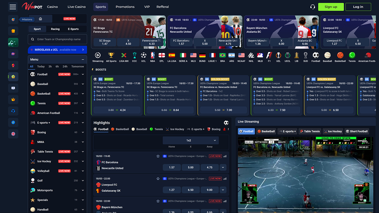 Winpot — Sportsbook