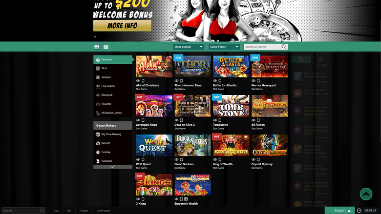 Wins88 Casino — Games lobby