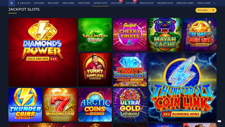 Winscore Casino — Jackpot games