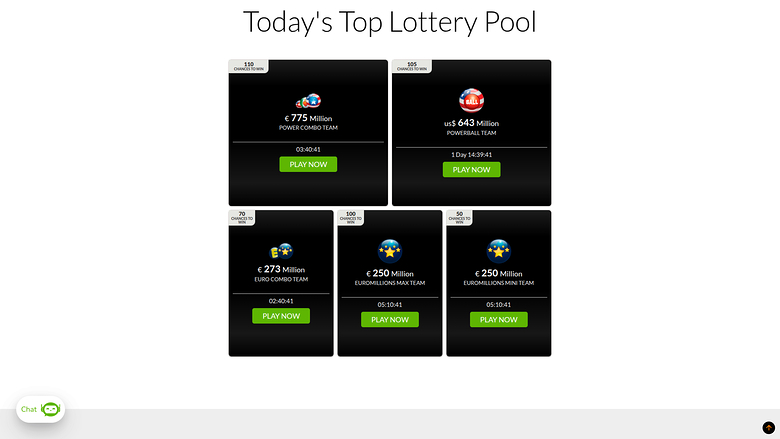 WinTrillions Casino — Lotteries