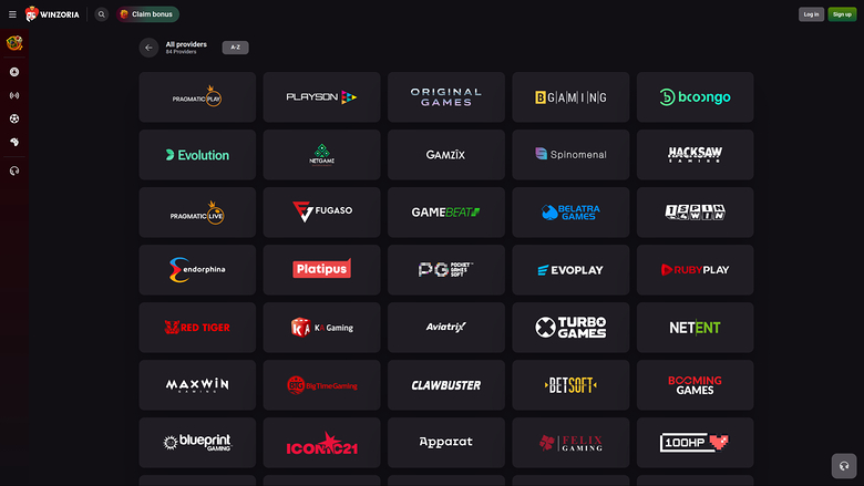 Winzoria Casino — Developers