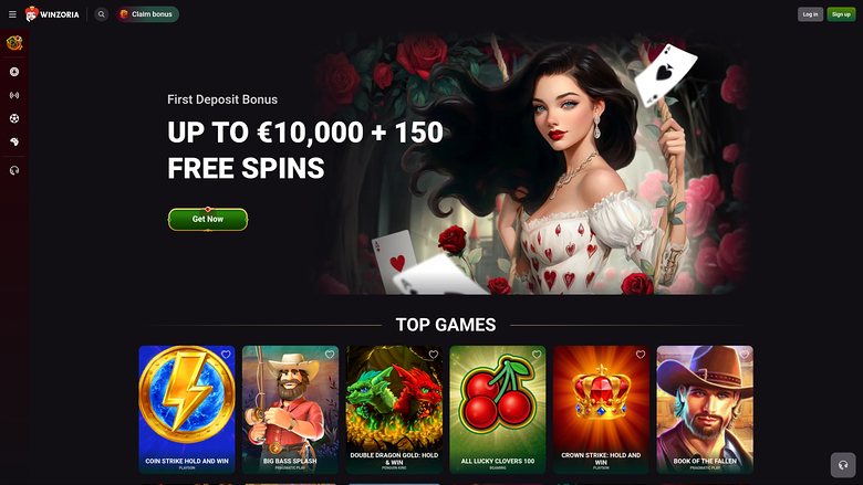 Winzoria Casino — Homepage