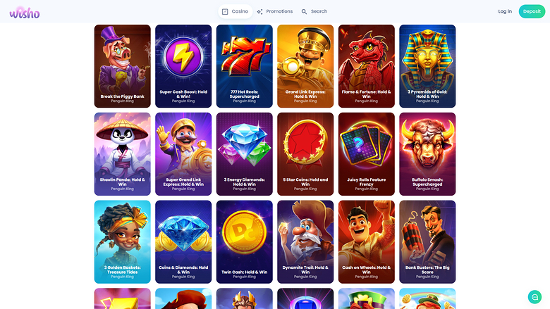 Wisho Casino — Jackpot games