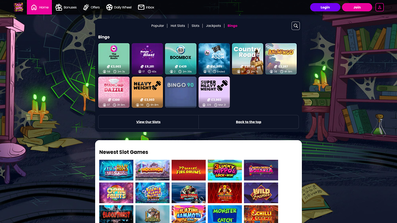 Wizard Slots Casino — Bingo