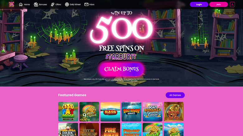 Wizard Slots Casino — Homepage