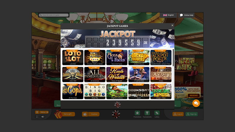 Xcasino — Jackpot games