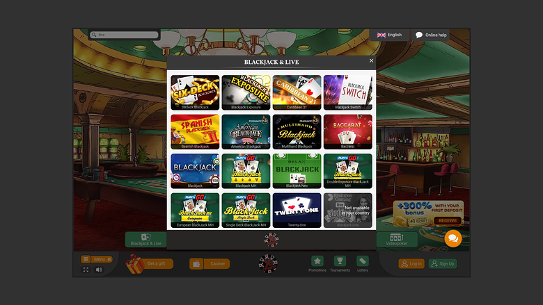 Xcasino — Live dealer lobby